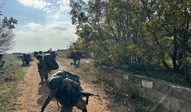 Kırklareli'nde komandolar nefes kesti
