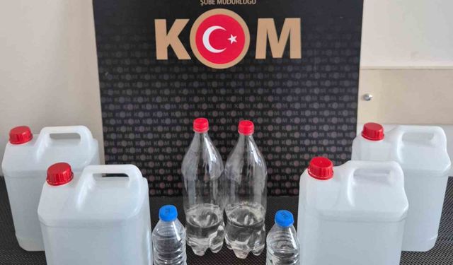 Kırşehir'de sahte alkol operasyonu: 1 gözaltı