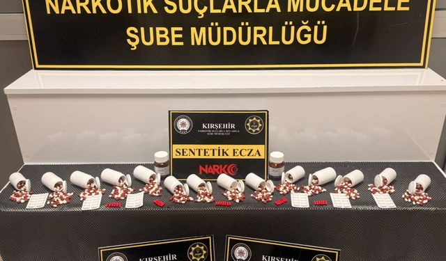Kırşehir'de uyuşturucu operasyonunda 3 tutuklama