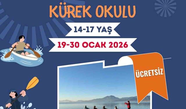 Köyceğiz'de yarıyıl tatili kürek okulu başlıyor