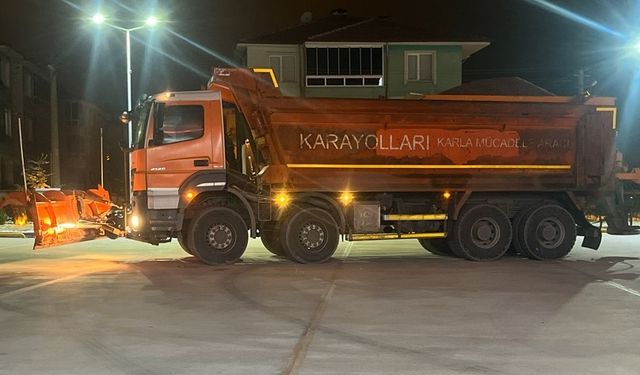 Kütahya'da Karayolları ekipleri teyakkuzda