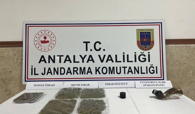 Manavgat'ta uyuşturucu operasyonu