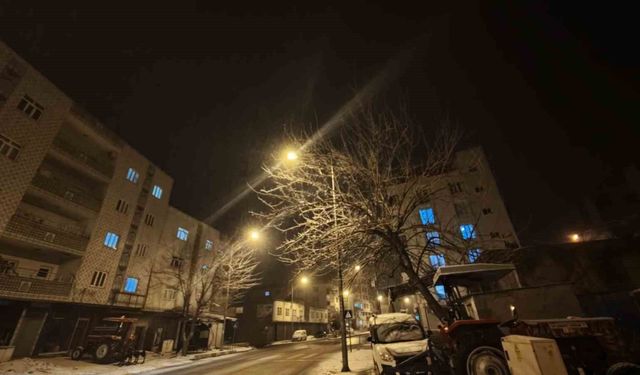 Mardin'de kar etkili oluyor