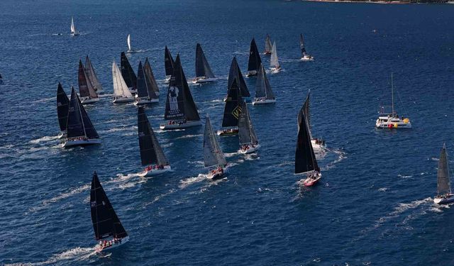 Marmaris Körfezi'nde yine yelkenler fora oldu