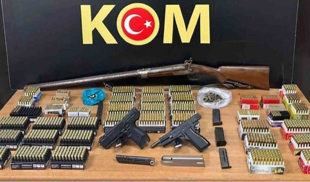 Muğla'da bir yılda 299 ruhsatsız tabanca ele geçirildi