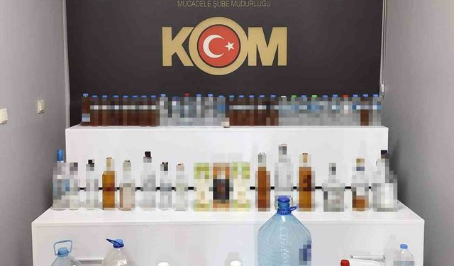 Niğde'de kaçak alkol operasyonunda 3 tutuklama