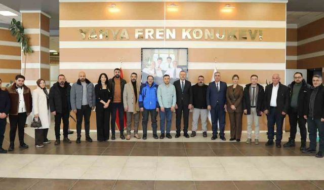 Rektör Elmastaş, Gazetecileri ağırladı