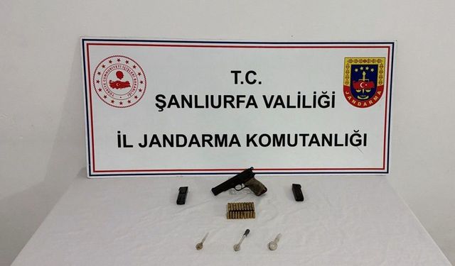 Şanlıurfa'da 7 adet ruhsatsız silah ele geçirildi