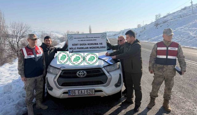 Siirt'te kaçak avcıya 26 bin lira ceza