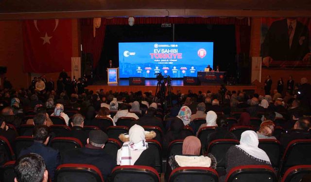 Siirt'te 'Yüzyılın Konut Projesi'nde bin 627 konutun hak sahibi belirlendi