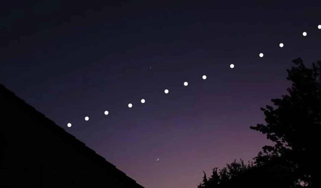 Starlink uyduları Hakkari'de görüntülendi