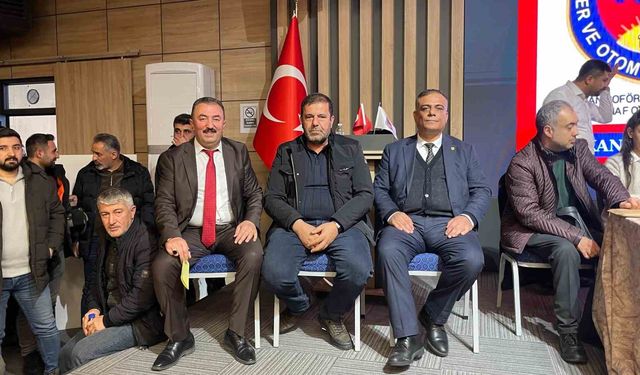 Tatvan Şoförler ve Otomobilciler Esnaf Odası'nda İkram Baran yeniden başkan