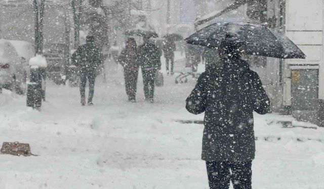 Tatvan'da yoğun kar yağışı yeniden etkili oluyor