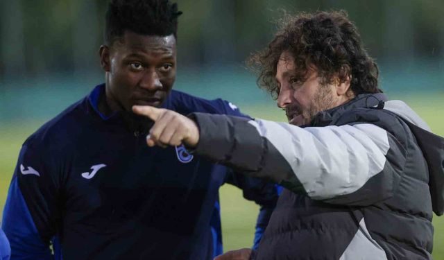 Trabzonspor'un yeni transferi Chibuike Nwaiwu ilk antrenmanına çıktı