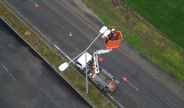 Trakya'da sokak aydınlatmalarında LED dönüşüm süreci başladı