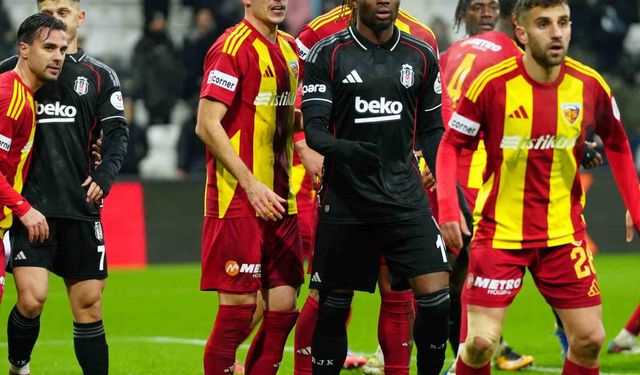 Trendyol Süper Lig: Beşiktaş: 1 - Kayserispor: 0 (Maç sonucu)