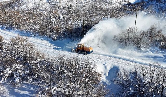 Tunceli'de 209 köy yolu ulaşıma kapalı