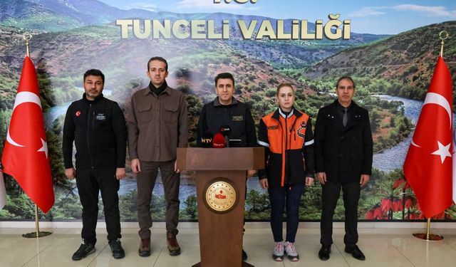 Tunceli'de 65 yılın yağış rekoru kırıldı