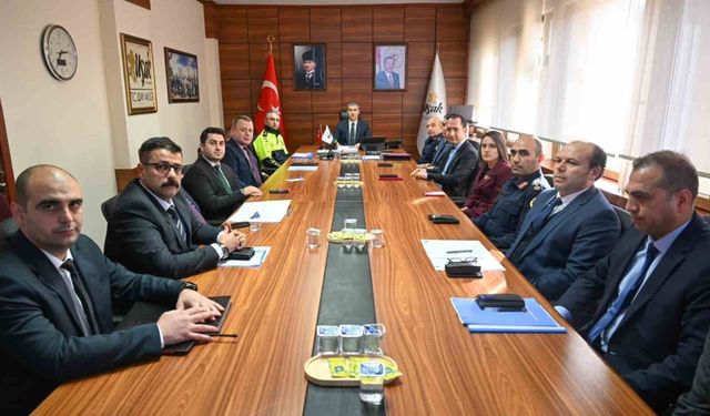 Uşak'ta İl Güvenlik Asayiş ve Koordinasyon Kurulu toplandı