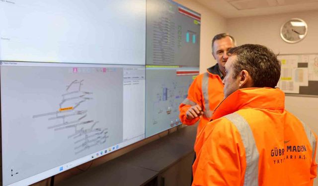 Vali Sözer, altın madeninde inceleme yaptı