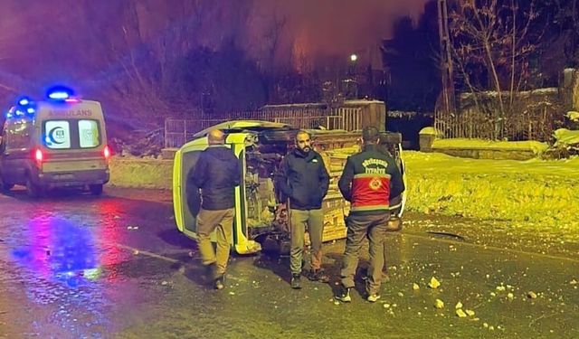 Van'da trafik kazası: 1 yaralı