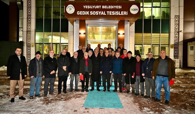 Yeşilyurt'ta yarım asırlık emekler plaketle taçlandırıldı