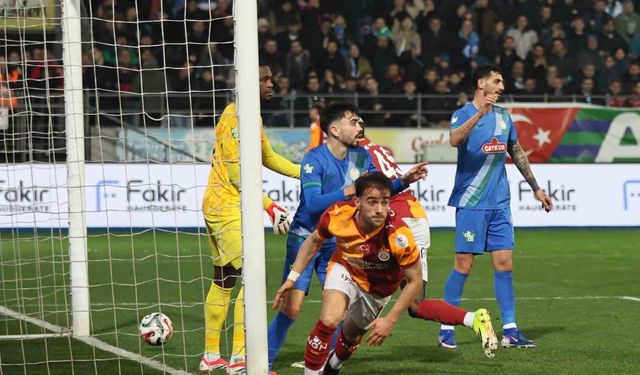 Trendyol Süper Lig: Çaykur Rizespor: 0 - Galatasaray: 3 (Maç sonucu)