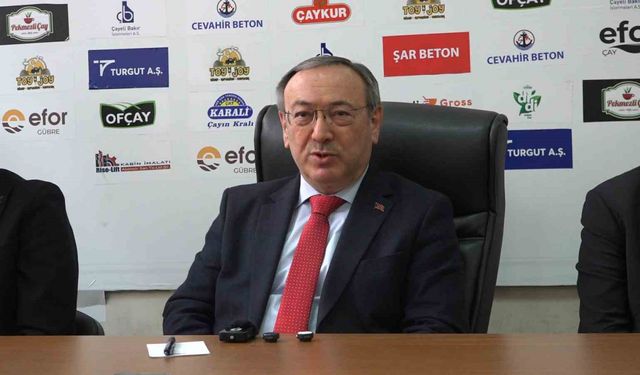 Yusuf Ziya Alim: '2025 yılında 160 bin ton kuru çay olarak üretim yapıldı'