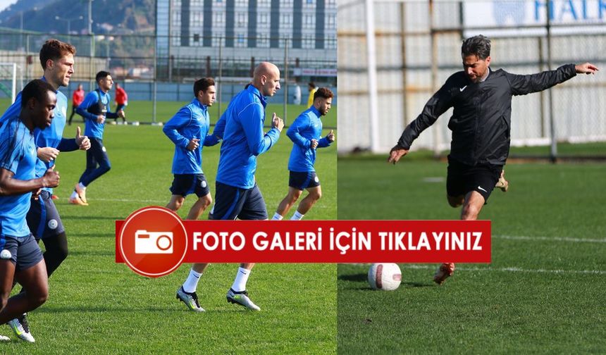 Çaykur Rizespor’da Antalyaspor Hazırlıkları