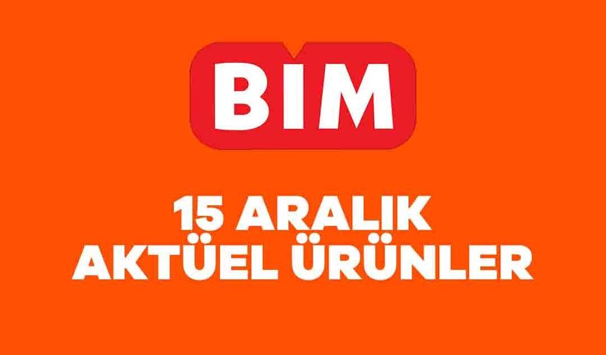 BİM Aktüel 15 Aralık 2023 Kataloğu Açıklandı! 