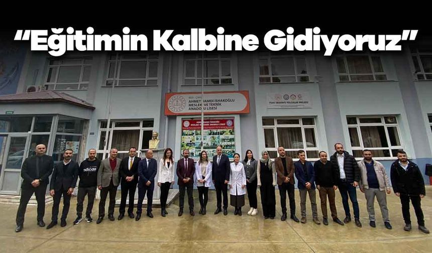 Rize Milli Eğitim Müdürü Yusuf Tüfekçi Eğitimin Kalbinde