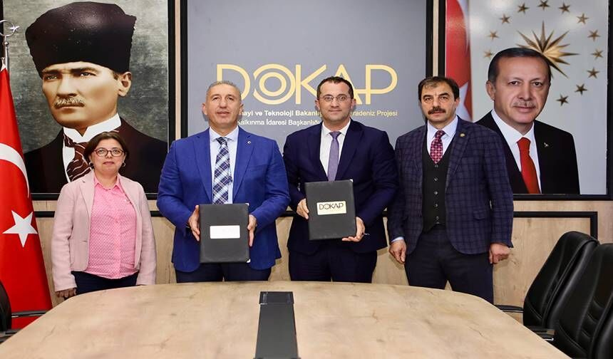 Akçaabat'ta Tarımın Gelişmesi için Fidan Desteği Protokolü İmzalandı
