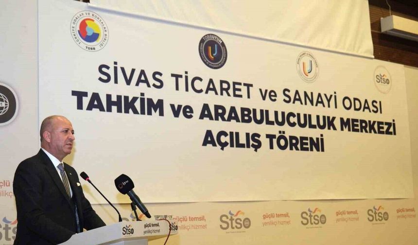 ASO Başkanı Ardıç, Sivas TSO Tahkim ve Arabulucuk Merkezinin açılışını yaptı