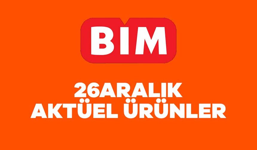 BİM Aktüel 26 Aralık 2023 Salı Kataloğu Açıklandı! 