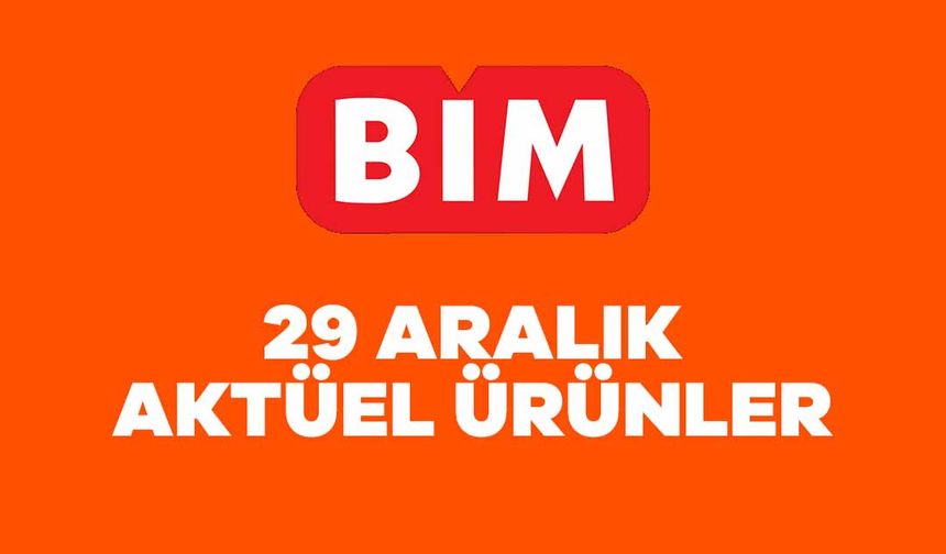 BİM Aktüel 29 Aralık 2023 Cuma Kataloğu Açıklandı! 