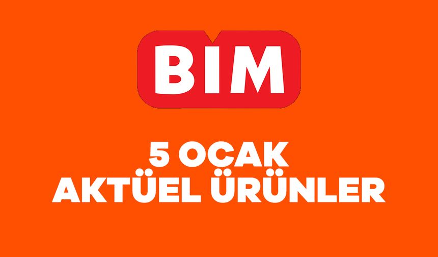 BİM Aktüel 5 Ocak 2024 Cuma Kataloğu Açıklandı! 