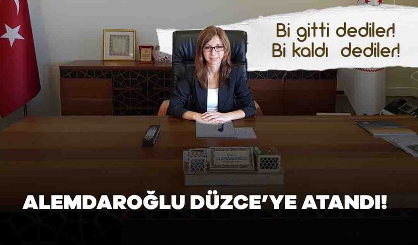 Rize İl Kültür ve Turizm Müdürü Esra Alemdaroğlu Düzce'ye Atandı