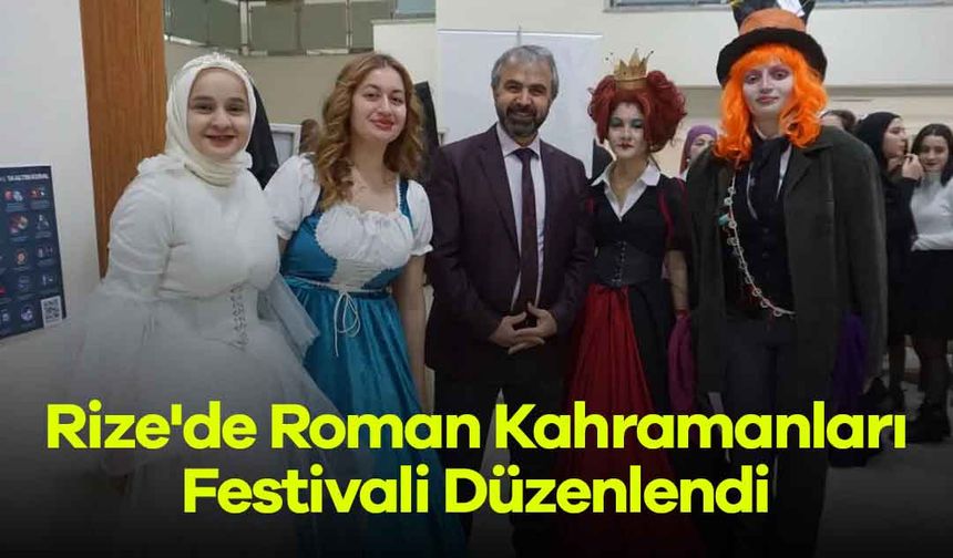 Rize'de Roman Kahramanları Festivali Düzenlendi