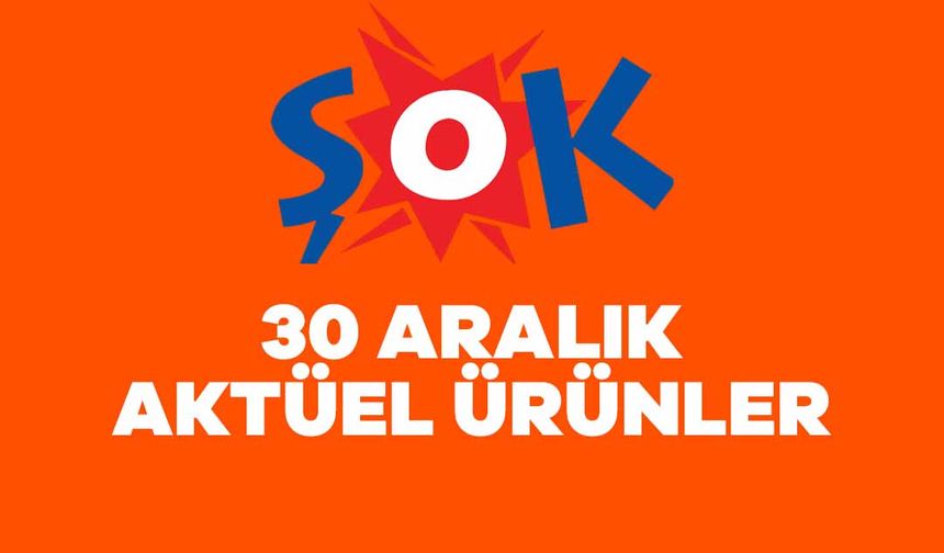 ŞOK Aktüel 30 Aralık 2023 Cumartesi Kataloğu Açıklandı! 