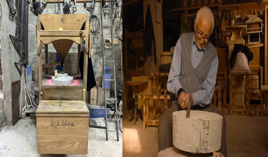 Artvinli Sanatkar, Macahel Taşlarıyla Yaptığı Değirmenler İlgi Görüyor