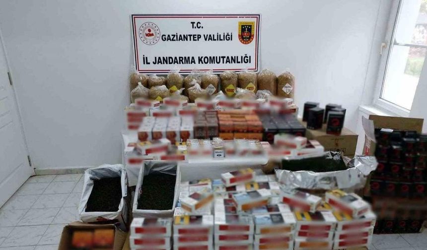 Gaziantep’te 1 milyon 317 bin liralık kaçak malzeme ele geçirildi: 6 gözaltı