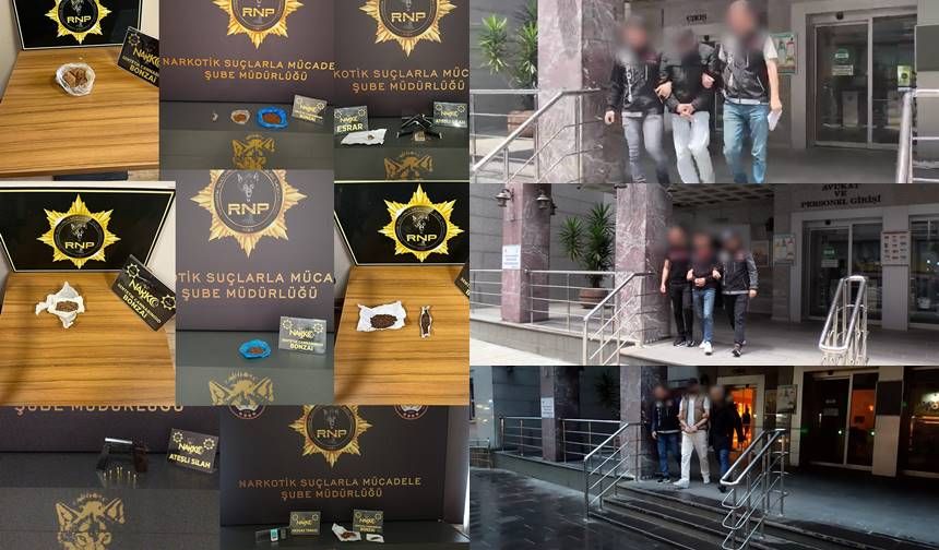 Rize'de Uyuşturucu Operasyonunda 35 Gözaltı, 3 Tutuklama