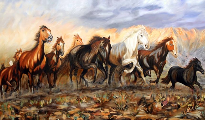 SANKO Sanat Galerisi'nde ‘Atlar’ Temalı Resim Sergisi