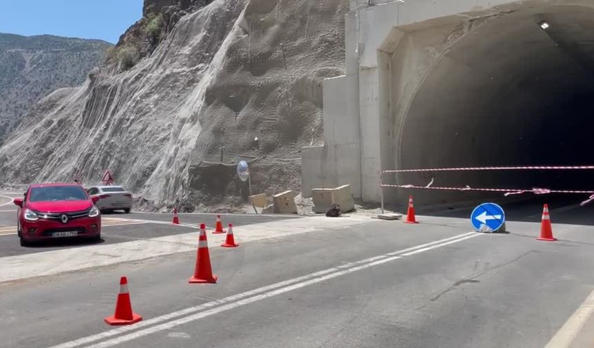 Artvin-Yusufeli Yolundaki Tünel, Ulaşıma Kapatıldı