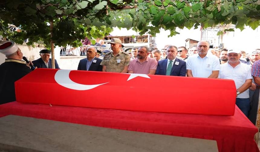 Bayburt'ta Vefat Eden Kıbrıs Gazisi Son Yolculuğuna Uğurlandı