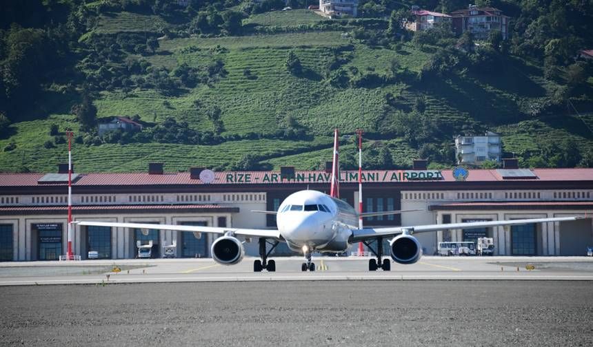 Rize-Artvin Havalimanını Açılışından Bugüne 2,3 Milyon Yolcu Kullandı