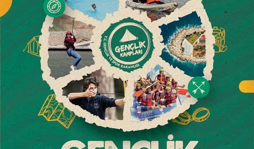 Gençlik ve Spor Bakanlığı: 2025 Gençlik Kampları, 5 bin 72 gencin katılımıyla faaliyete başladı