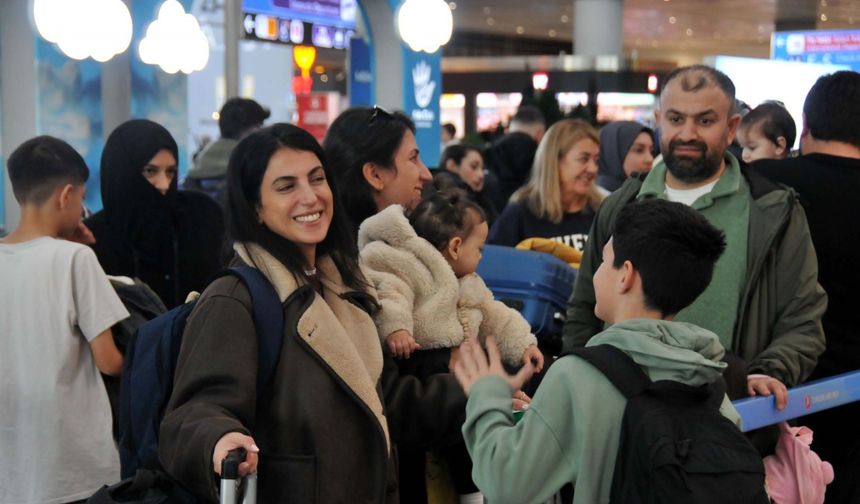 İstanbul- İstanbul Havalimanı'nda 'Yarıyıl tatili' yoğunluğu