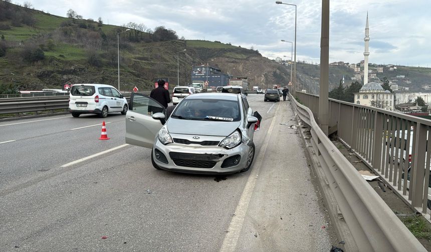 Samsun’da zincirleme kaza; 3 yaralı