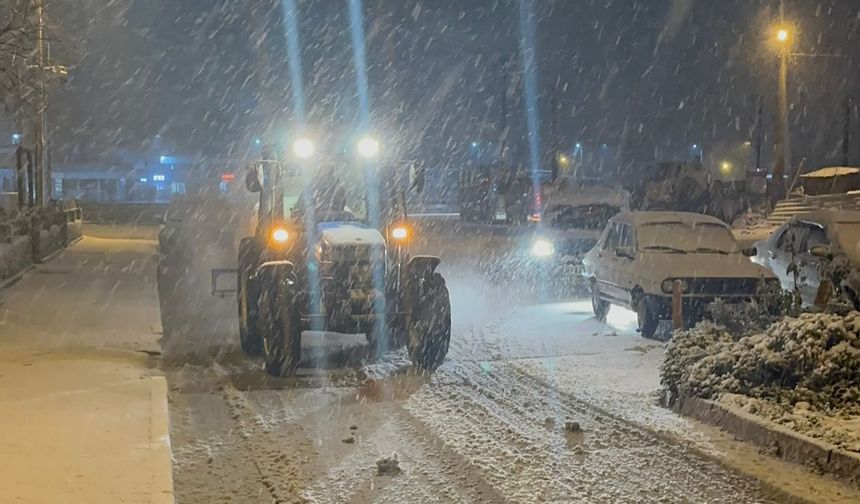 Trakya'nın yüksek kesimlerinde kar yağışı (2)